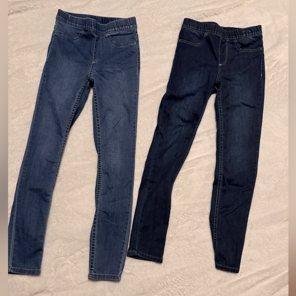 H&M girls pull on jeggings size 7-8yrs